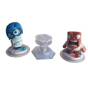 Disney Infinity 3.0 Inside Out Play Set Sadness Anger Figures Crystal Video Game